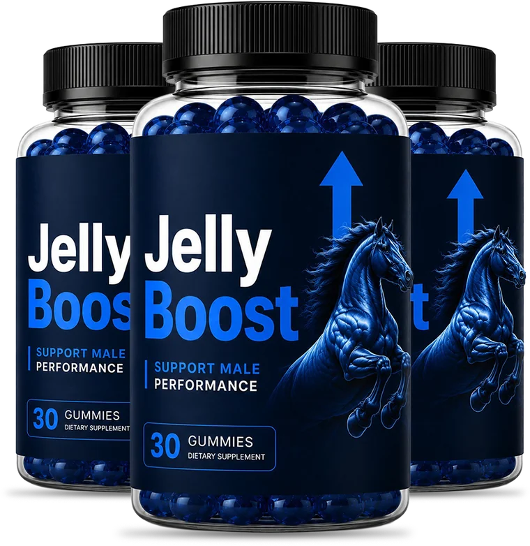 Jelly Boost male performance support three-bottle bundle